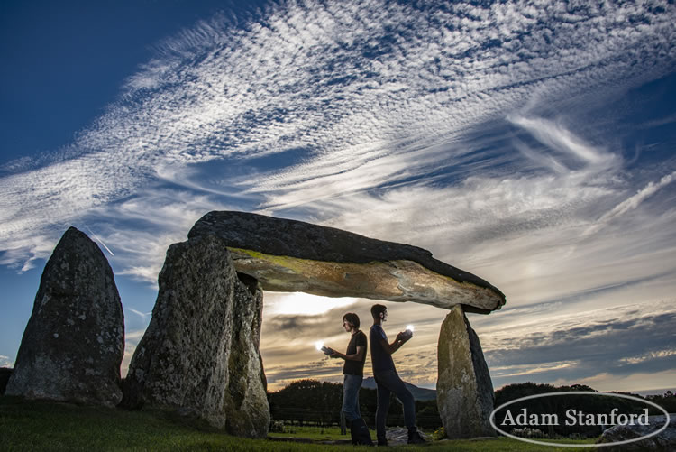 Pentre Ifan Dolmen sunset