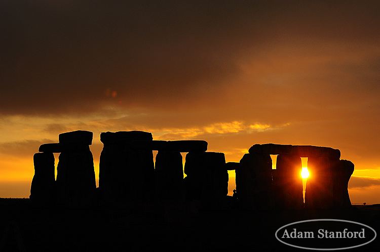 Stonehenge sunset